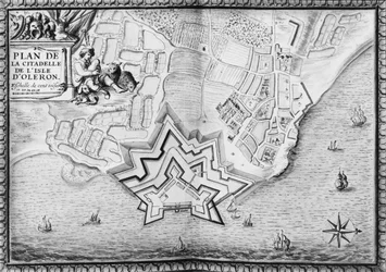 Ms 4418 T II carte 16, Piano della cittadella di l